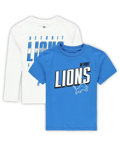 Outerstuff Kids' Preschool Detroit Lions The Mix Combo T-shirt Set In Multi