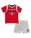 Outerstuff Preschool Fanatics St. Louis Cardinals Loaded Base T-shirt And Shorts Set In Red