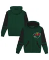 Outerstuff Preschool Green Minnesota Wild Face Off Full-zip Hoodie In Green