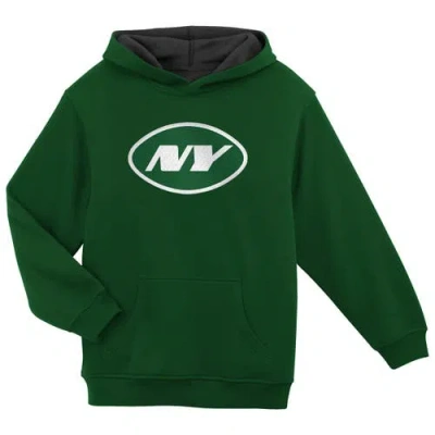 Outerstuff Kids'  Preschool Green New York Jets Prime Pullover Hoodie