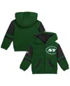 Outerstuff Preschool Green New York Jets Stadium Color Block Full-zip Hoodie In Green