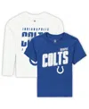 Outerstuff Preschool Indianapolis Colts The Mix Combo T-shirt Set In Blue