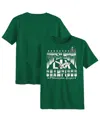 Outerstuff Preschool Kelly Green Philadelphia Eagles Super Bowl Lix Champions Retro Arch T-shirt In Kelly Green