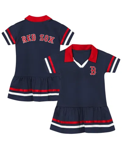 Outerstuff Kids' Preschool Navy Boston Red Sox Big League Hit Dress In Multi