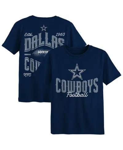 Outerstuff Babies' Preschool Navy Dallas Cowboys Top Pick T-shirt In Blue