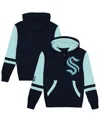 Outerstuff Preschool Navy Seattle Kraken Face Off Full-zip Hoodie In Navy