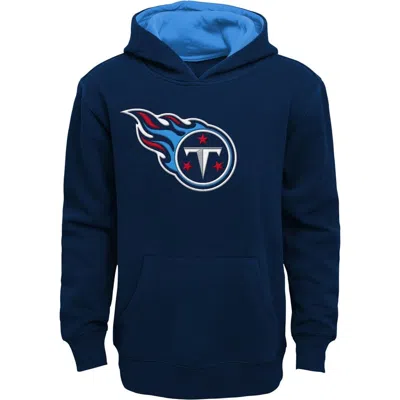 Outerstuff Kids'  Preschool Navy Tennessee Titans Prime Pullover Hoodie In Blue