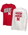 Outerstuff Preschool Nebraska Huskers Mix 3-in-1 Combo T-shirt Set In Red