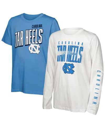 Outerstuff Kids' Preschool North Carolina Tar Heels Mix 3-in-1 Combo T-shirt Set In Multi