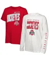 Outerstuff Big Boys And Girls Ohio State Buckeyes In The Mix T-shirt Combo Set In Multi
