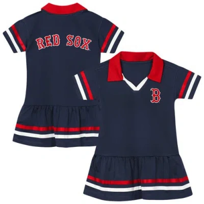Outerstuff Babies' Preschool  Navy Boston Red Sox Big League Hit Dress In Blue