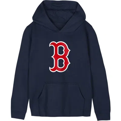 Outerstuff Kids' Preschool  Navy Boston Red Sox Primary Logo Fleece Hoodie In Blue