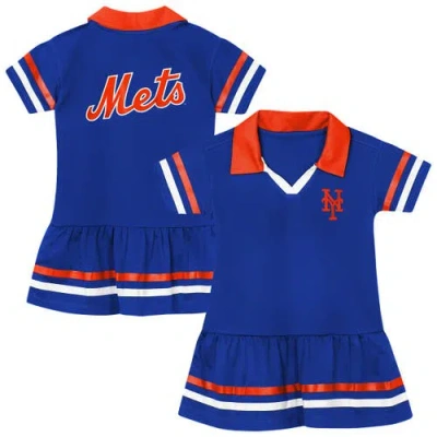 Outerstuff Babies' Preschool   Royal New York Mets Big League Hit Dress In Blue