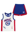 Outerstuff Preschool Philadelphia 76ers Mesh Tank Top And Shorts Set In White