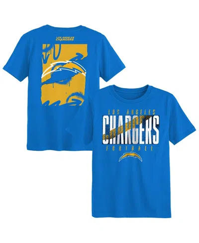 Outerstuff Kids' Preschool Powder Blue Los Angeles Chargers Posterize T-shirt