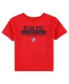 Outerstuff Preschool Red Team Usa 2024 Summer T-shirt In Red