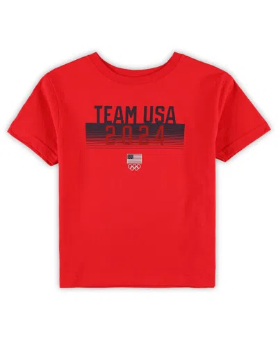 Outerstuff Kids' Preschool Red Team Usa 2024 Summer T-shirt