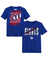 Outerstuff Preschool Royal New York Giants Posterize T-shirt In Blue