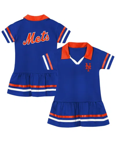Outerstuff Kids' Preschool Royal New York Mets Big League Hit Dress In Blue