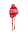Outerstuff Preschool Scarlet San Francisco 49ers Jacquard Tassel Knit Hat With Pom In Scarlet