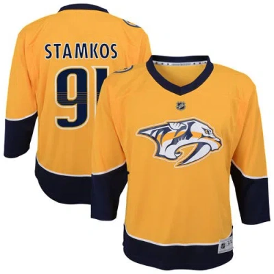 Outerstuff Kids'  Preschool Steven Stamkos Gold Nashville Predators Replica Player Jersey In Yellow