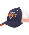 Outerstuff Preschool Unisex Navy, White Chicago Bears Core Lockup Mesh Back Snapback Hat In Navy,white