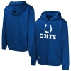 Outerstuff Royal Indianapolis Colts Streak Fleece Pullover Hoodie In Royal