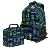 Outerstuff Seattle Seahawks Backpack And Lunchbox Set In Navy