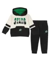 Outerstuff Toddler 2-piece Black Dallas Stars Chants And Cheers Fleece Hoodie And Pants Set In Multi