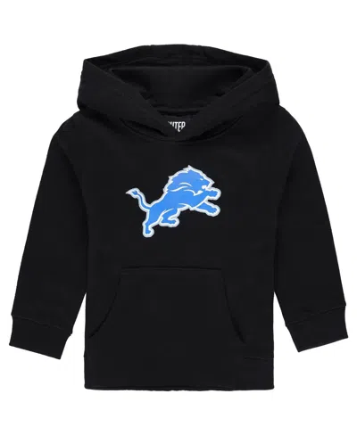 Outerstuff Babies' Toddler Black Detroit Lions Logo Pullover Hoodie