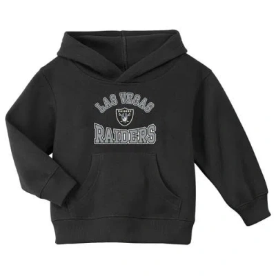 Outerstuff Kids'  Toddler Black Las Vegas Raiders Home Town Pullover Fleece Hoodie