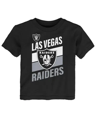 Outerstuff Babies' Toddler Black Las Vegas Raiders Teamwork T-shirt
