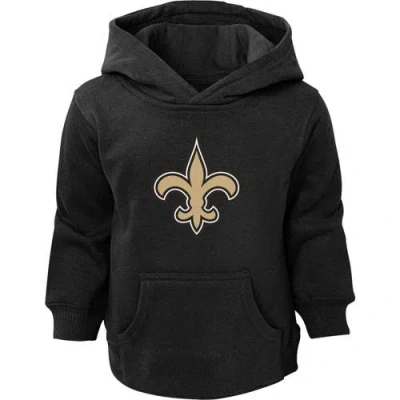 Outerstuff Kids'  Toddler Black New Orleans Saints Logo Pullover Hoodie