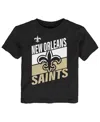 Outerstuff Toddler Black New Orleans Saints Teamwork T-shirt In Black