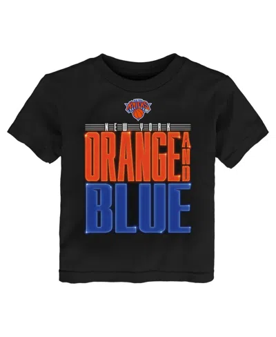 Outerstuff Babies' Toddler Black New York Knicks Marquee T-shirt