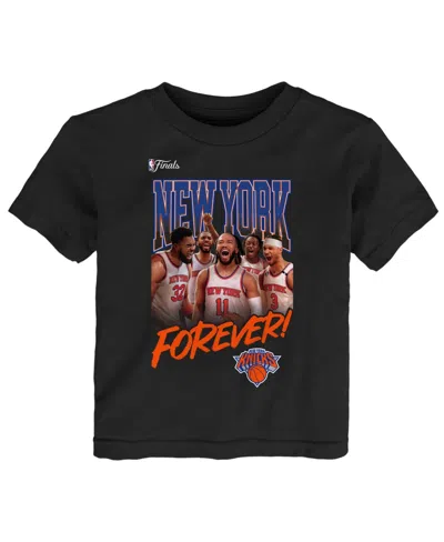 Outerstuff Babies' Toddler Black New York Knicks Ny Forever T-shirt