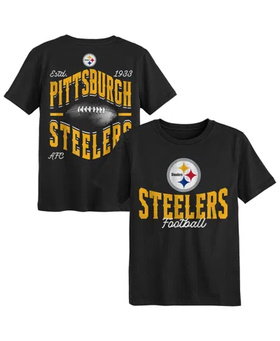 Outerstuff Babies' Toddler Black Pittsburgh Steelers Top Pick T-shirt
