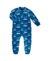 Outerstuff Toddler Blue Detroit Lions Allover Print Raglan Full-zip Jumper In Blue