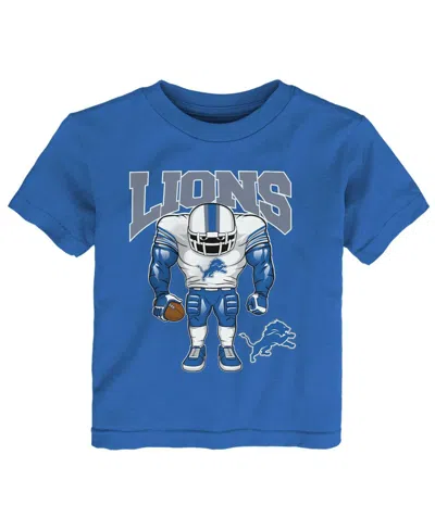 Outerstuff Babies' Toddler Blue Detroit Lions Brute Squad T-shirt