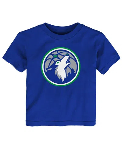 Outerstuff Babies' Toddler Blue Minnesota Timberwolves Primary Logo T-shirt