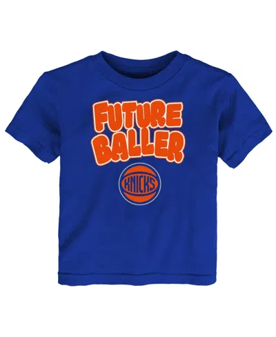 Outerstuff Babies' Toddler Blue New York Knicks The Future T-shirt