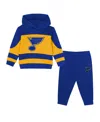 Outerstuff Toddler Blue/gold St. Louis Blues Puck Hero Fleece Hoodie And Sweatpants Set In Blue,gold