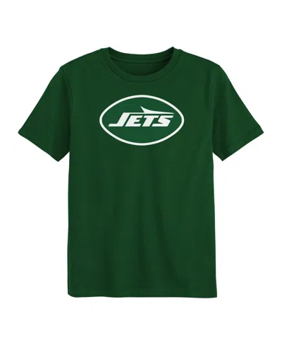 Outerstuff Kids' Toddler Boys' And Girls' 2t-5t New York Jets Cotton Screen-print T-shirt In Green