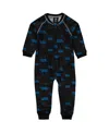 Outerstuff Toddler Boys And Girls Black Carolina Panthers Piped Raglan Full-zip Jumper In Black