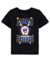 Outerstuff Toddler Boys And Girls Black Chicago Cubs Special Event T-shirt In Black