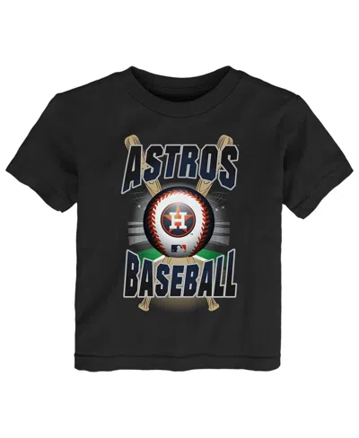 Outerstuff Babies' Toddler Boys And Girls Black Milwaukee Brewers Special Event T-shirt