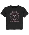 OUTERSTUFF TODDLER BOYS AND GIRLS BLACK INTER MIAMI CF PRIMARY LOGO T-SHIRT