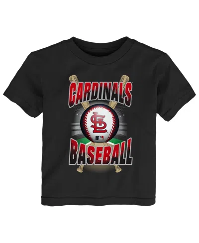Outerstuff Babies' Toddler Boys And Girls Black St. Louis Cardinals Special Event T-shirt