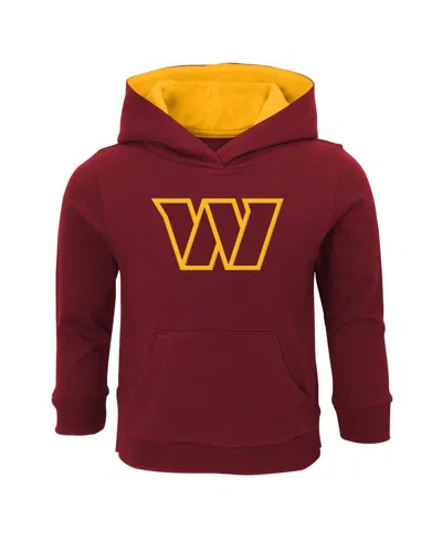 Outerstuff Babies' Toddler Boys And Girls Burgundy Washington Commanders Prime Pullover Hoodie