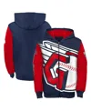 OUTERSTUFF TODDLER BOYS AND GIRLS NAVY CLEVELAND GUARDIANS POSTCARD FULL-ZIP HOODIE